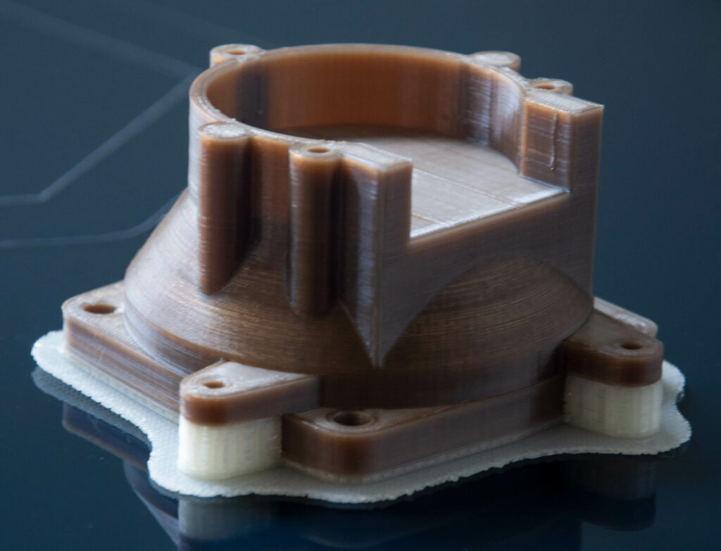 3D printed item PEEK and FS11